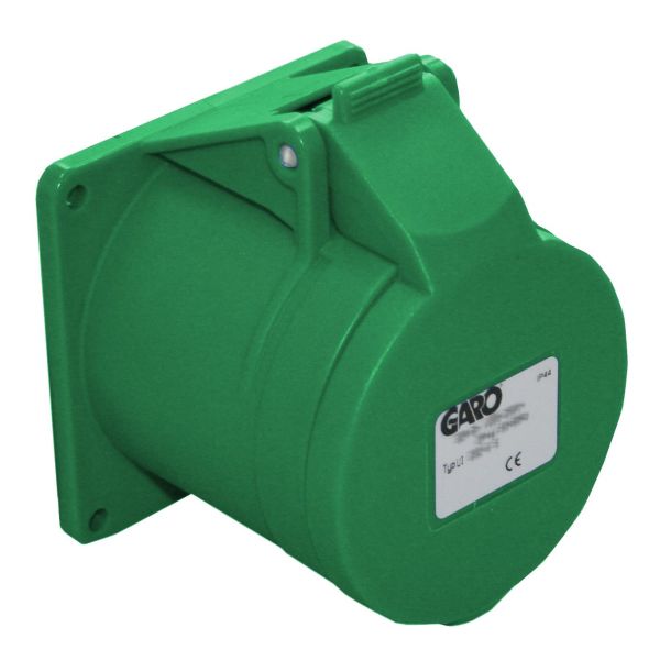 Garo UI 432-2 S Paneluttak IP44, 5-polet, 32 A Grønn, 2 h