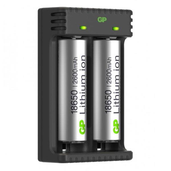 GP Batteries 18650 Batterilader Li-ion 2 kanaler