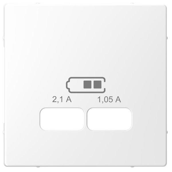 Schneider Electric MTN4367-6035 Midtplate 2xUSB Hvit