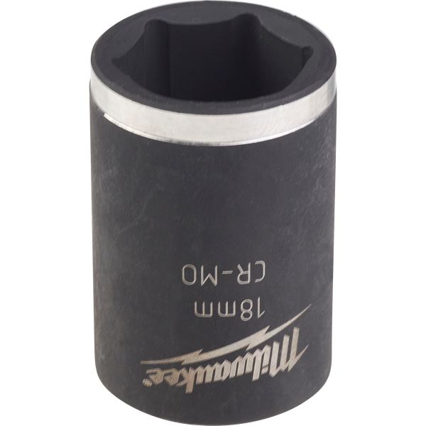 Milwaukee Shockwave Impact Duty Kraftpipe 1/2"-feste, kort 18 mm