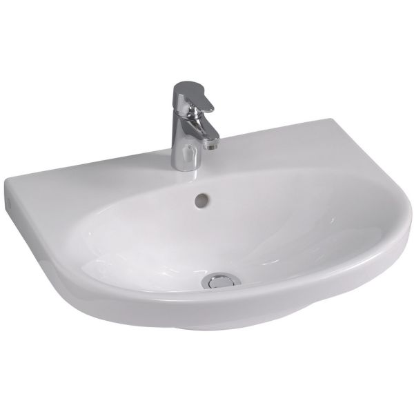 Gustavsberg Nautic 5560 Vaskeservant uten hull for blandebatteri, uten breddeavløp