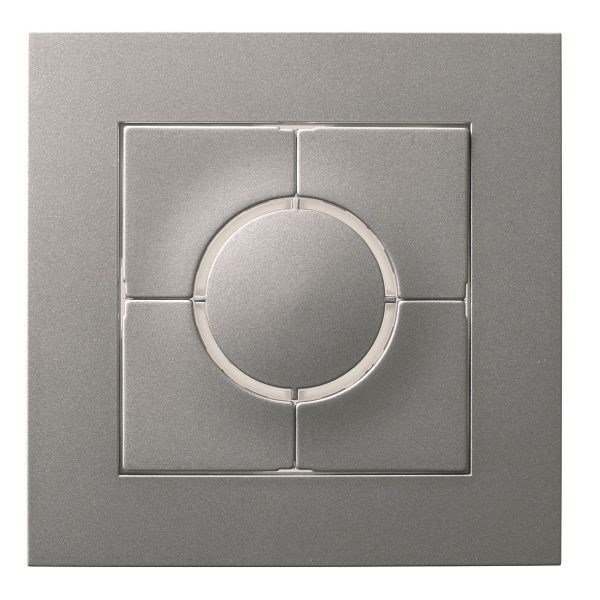 Elko Plus Trykknapp 4 kanaler Aluminium