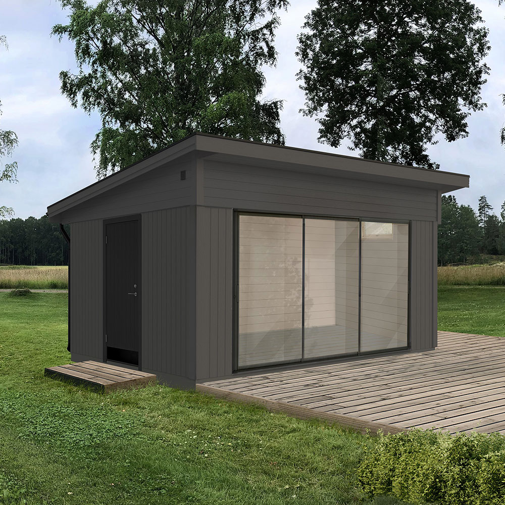 Anneks Roligheten 15 m² Isolent, Sort