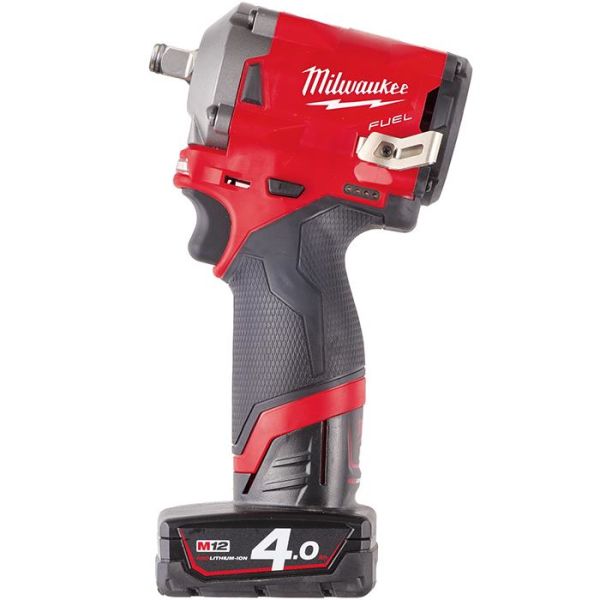 Milwaukee M12 FIWF12-422X Muttertrekker med 2,0Ah- og 4,0Ah-batterier og lader