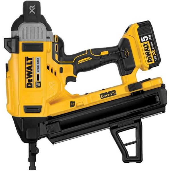 Dewalt DCN890P2 Spikerpistol med 5,0Ah-batterier og lader