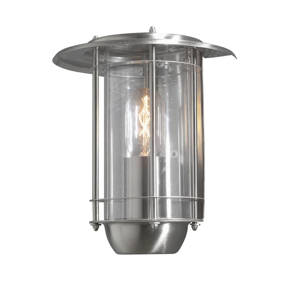 Konstsmide Vegglampe Trento E27 Rustfritt stål