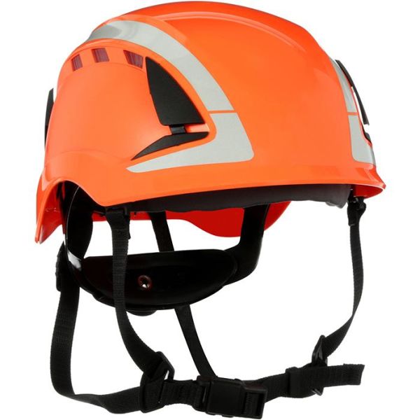 3M SecureFit X5007V Vernehjelm dobbelt godkjenning, ventilert, refleks Oransje