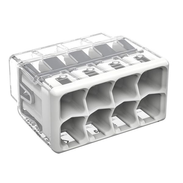Wago 2773-408 Toppklemme 450 V 8-polet, lysegrå, 40-pakning