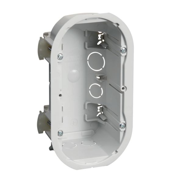 Schneider Electric IMT36030 Apparatboks, multi 6–39 mm, dobbelt, blå