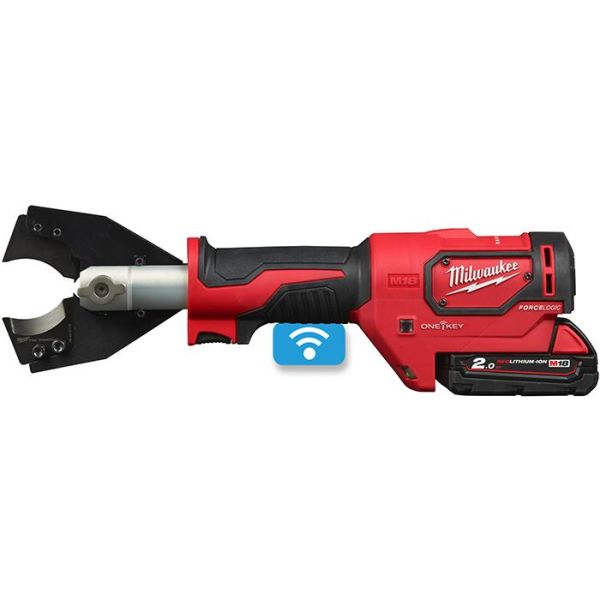 Milwaukee M18 ONE HCC-201C FSW SET Kabelsaks med 2,0 Ah-batteri og lader