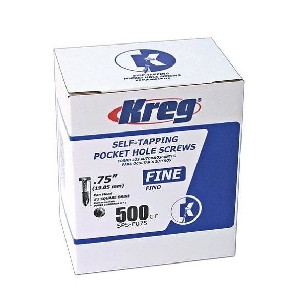 Kreg SPS-F075-500 Skrue 19 mm 500-pakning