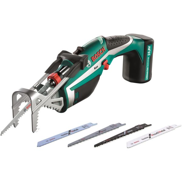 Bosch DIY KEO 10,8V Grensag i veske, 1,3 Ah innebygd batteri