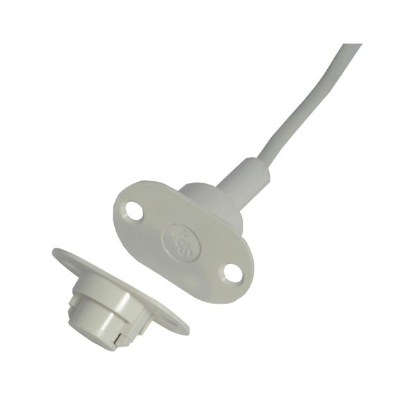 Alarmtech MC 370-S12 Høysikkerhetskontakt 22 mm sensor, IP67 2 m kabel