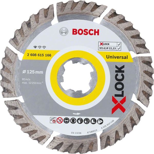 Bosch Standard for Universal Diamantkappskive X-LOCK 115 × 22,23 × 2 × 10 mm