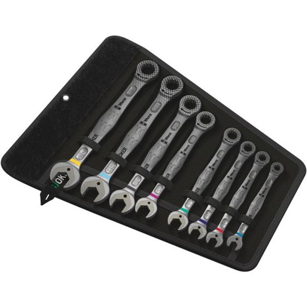 Wera Joker 020012 U-ringskrallenøkkelsett 8 deler, tommer