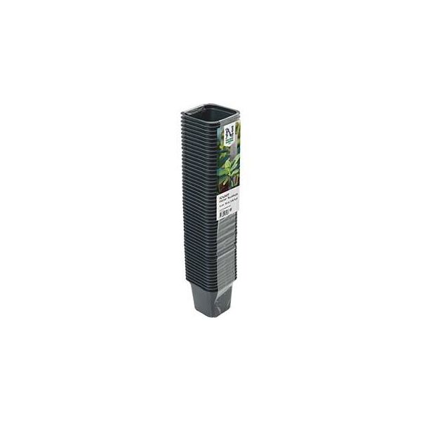 Nelson Garden 5723 Plastkrukke svart 7 cm, 25-pakning
