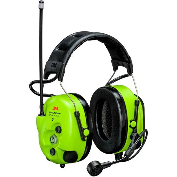 3M Peltor WS LiteCom III Hørselsvern med issebøyle, Bluetooth, Hi-Viz