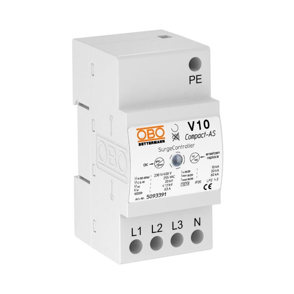 Obo Bettermann 5093391 Overspenningsvern for TN- og TT-nettsystem