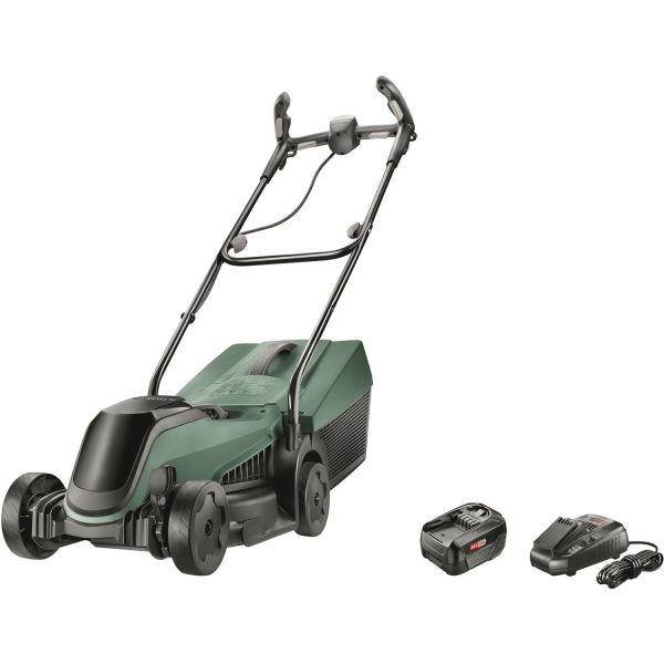 Bosch DIY Citymower 18-300 Gressklipper med 4,0 Ah-batteri og lader