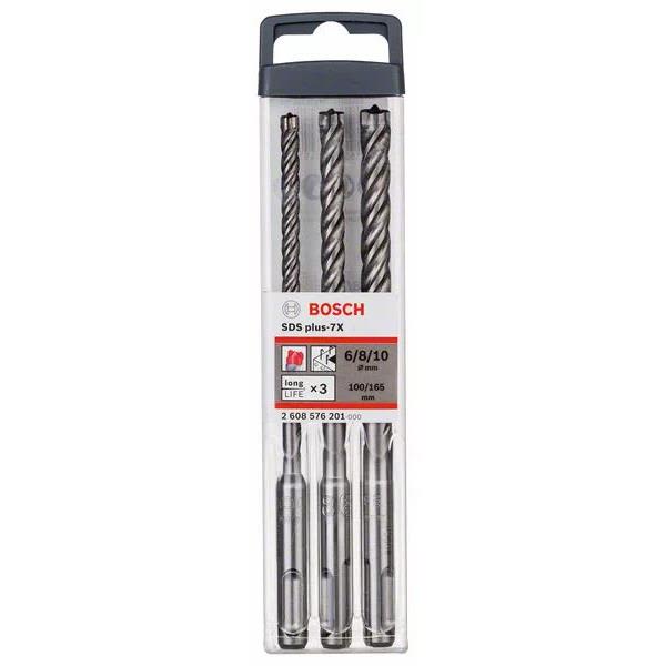 Bosch Robust Line Hammerborsett SDS-plus 3-pakning, 6–10 mm
