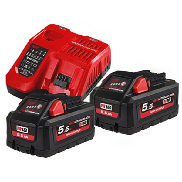 Milwaukee M18 HNRG-552 Ladepakke