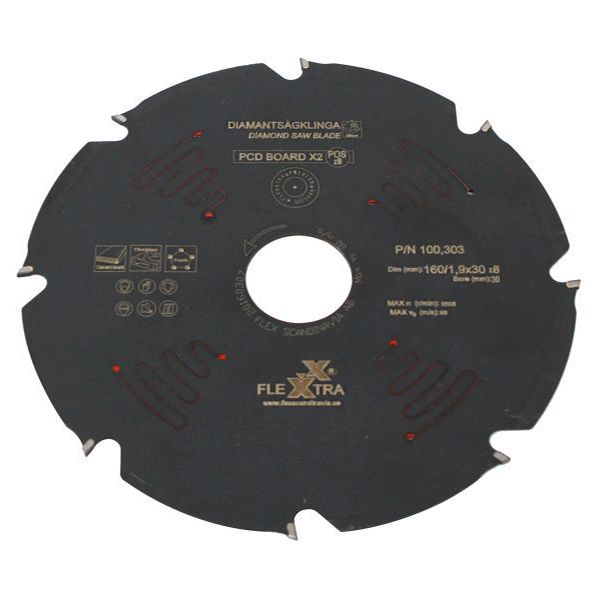 Flexxtra 100303 Diamantsagklinge 160 x 30 mm