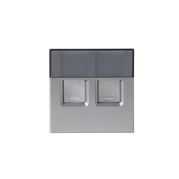 ABB 2TKA00001110 Midtplate 2xRJ45 Aluminium