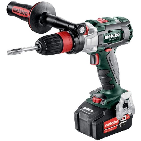 Metabo GB 18 LTX BL Q I Borskrutrekker med 5,2 Ah-batterier og ASC 55-lader