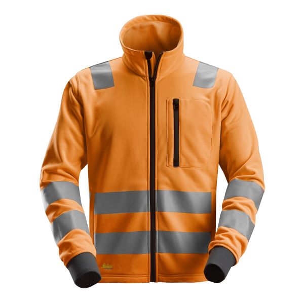 Snickers 8036 AllroundWork Fleecejakke varsel, oransje XS