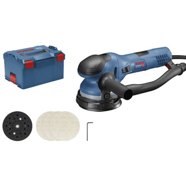 Bosch GET 55-125 Eksentersliper med L-BOXX, 550 W