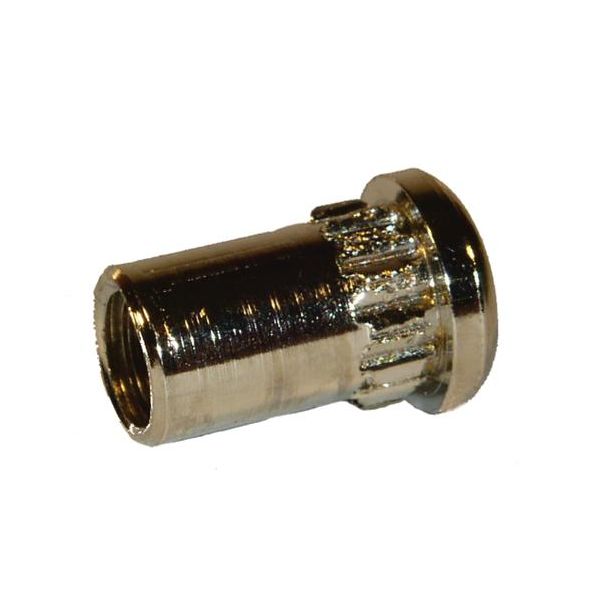 ASSA 802976100002 Hylsemutter M5 Forniklet, 10-pakning