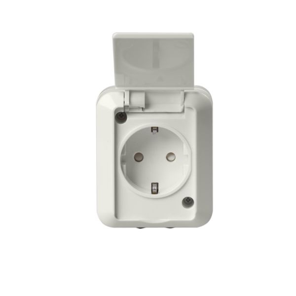 ABB 20ESW Vegguttak IP55, hurtigkobling 1-veis