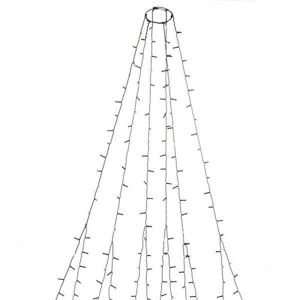Konstsmide 6661-830 Juletresløyfe 6 sløyfer, LED, 240 cm