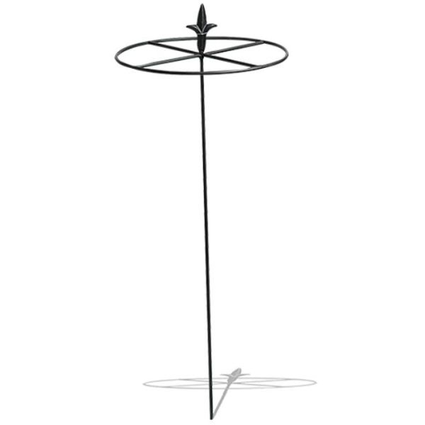 Nelson Garden 6096 Staudestøtte svart, Ø 28 x 75 cm