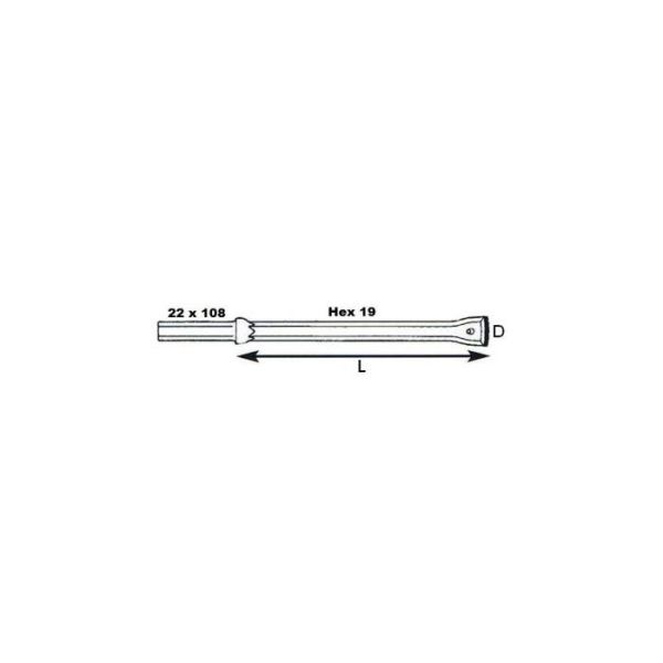 Atlas Copco 90508901 Bergbor 22 x 108 mm