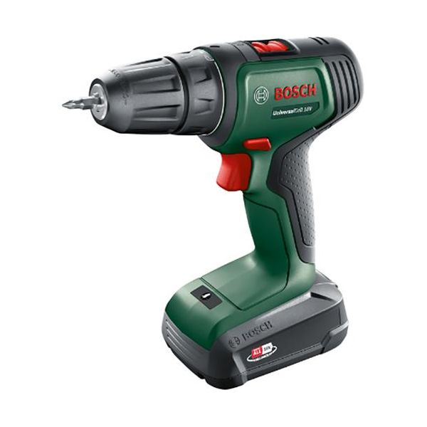 Bosch DIY Universal Drill 18 Borskrutrekker med 1,5Ah batteri og lader