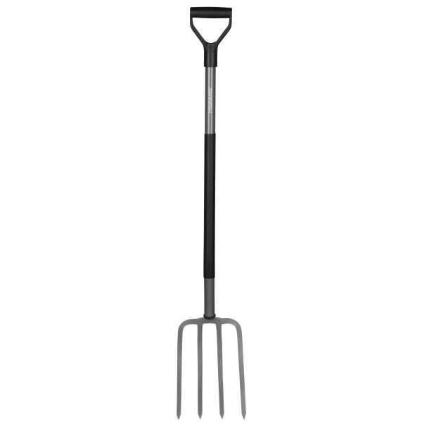 Fiskars Ergonomic Greip med metallskaft, 4 klør