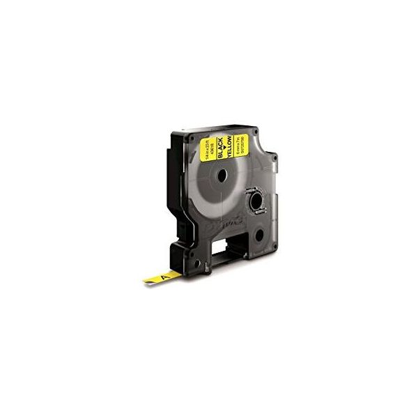 DYMO Standard D1 Teip 6mm Svart på gult