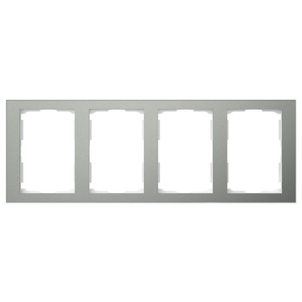 Elko EKO06188 Kombinasjonsramme blåmetall/aluminium, 1½-roms 4 x 1½ rom