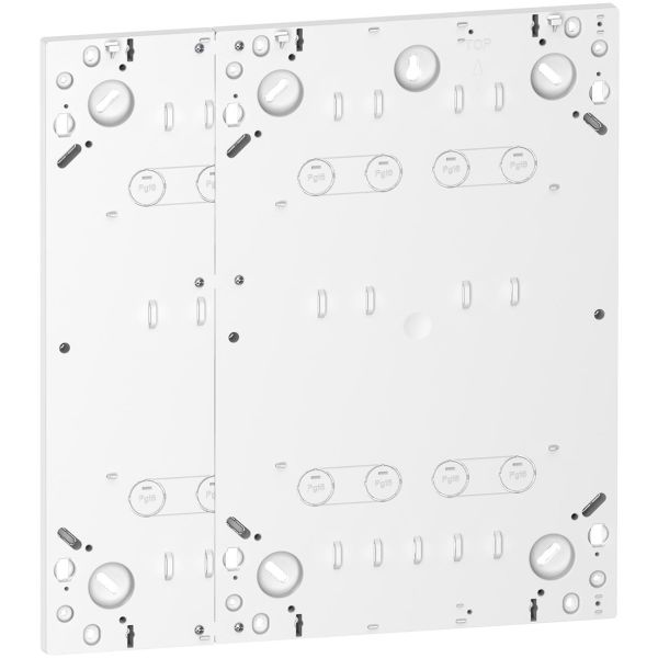 Schneider Electric Resi9 R9H18992 Bunnplate egnet til kabelpatching 2 x 18 moduler