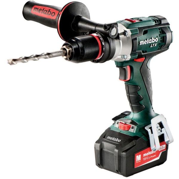 Metabo SB 18 LTX Impuls Slagbormaskin med 5,2Ah-batterier og lader