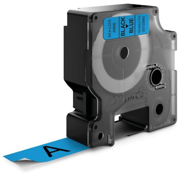 DYMO Standard D1 Teip 19mm Svart på blått