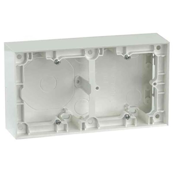 Elko Plus Forhøyningsramme for dimmer, 2 rom, hvit