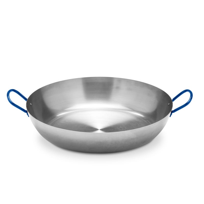 Bluegaz Wok/Stekjärn Polerat 40cm
