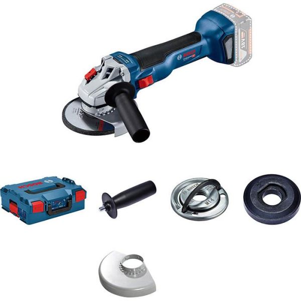 Bosch GWS 18V-10 Vinkelsliper uten batteri og lader, i L-Boxx