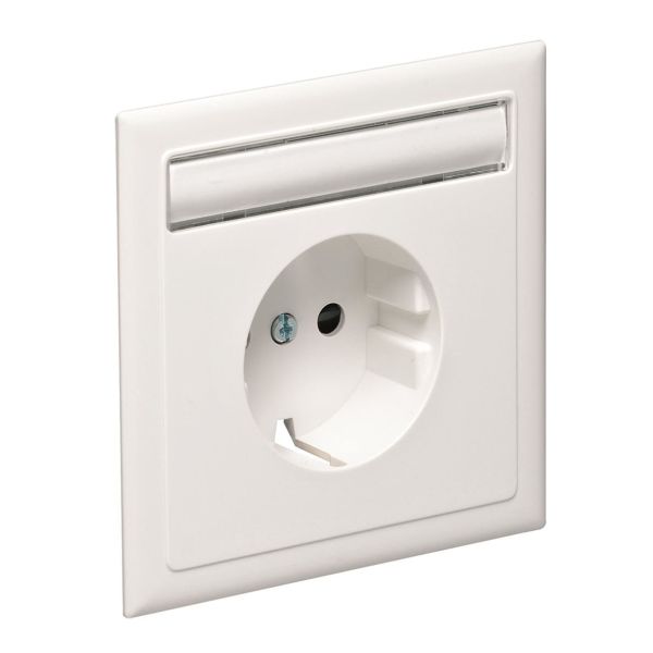 Schneider Electric 5975600 Dekkplate 1-veis, 84 x 84 mm