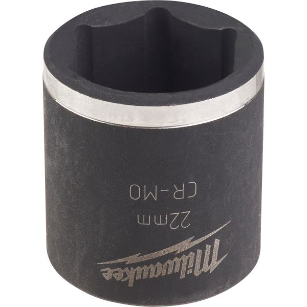 Milwaukee Shockwave Impact Duty Kraftpipe 3/8"-feste, kort 22 mm