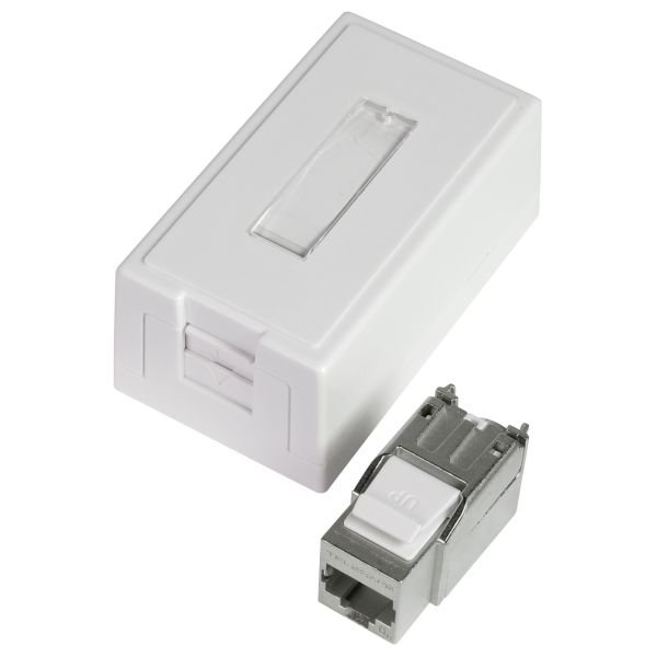 Elko EKO02824 Modulæruttak 6 A, RJ45 1 kobling