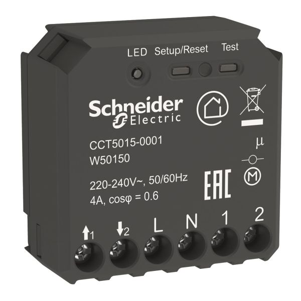 Schneider Electric Wiser Exxact Sjalusibryterpuck med Bluetooth