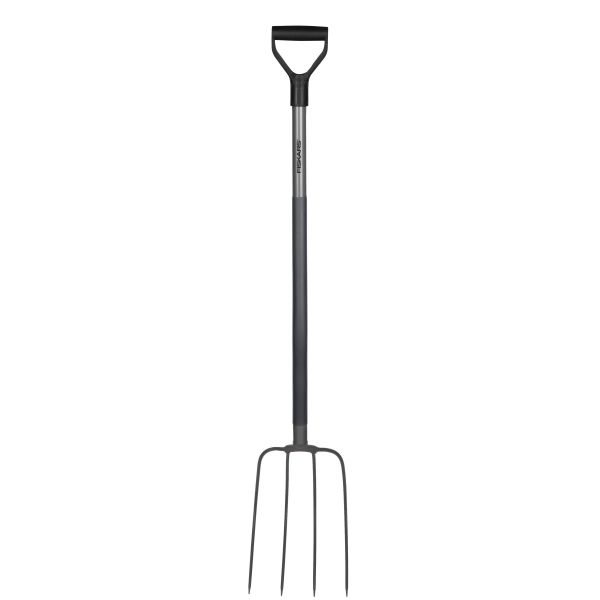 Fiskars Ergonomic Kompostgreip med metallskaft